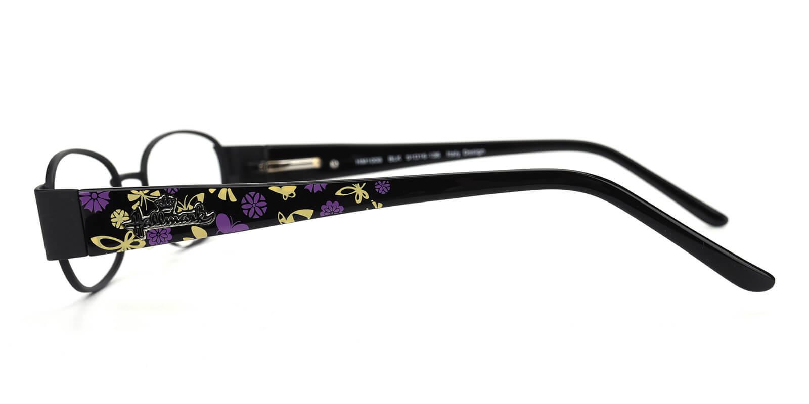 Angeline-Black-Oval-Metal-Eyeglasses-detail