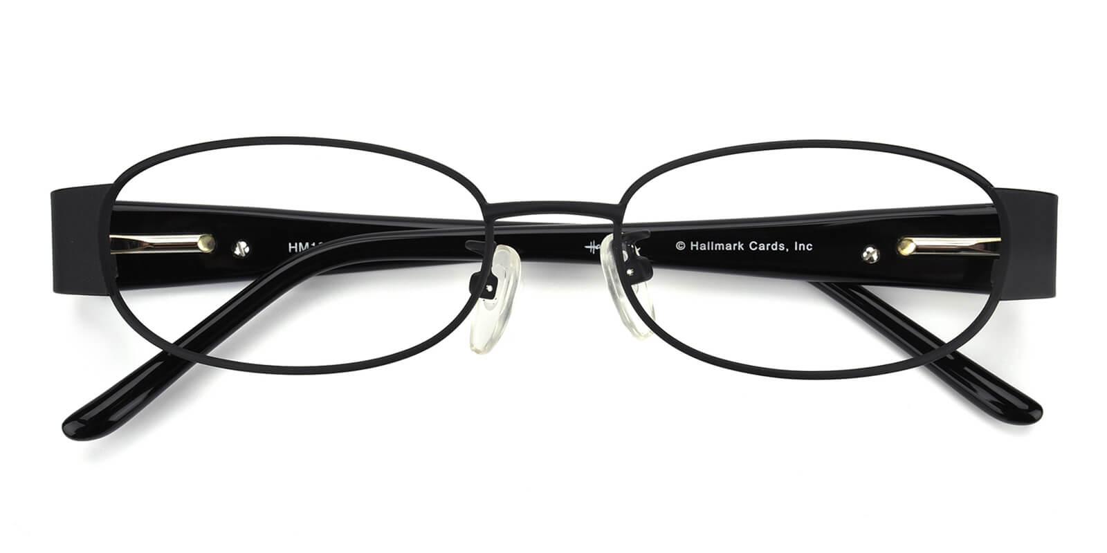 Angeline-Black-Oval-Metal-Eyeglasses-detail