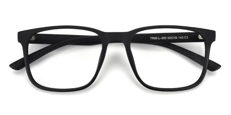 Braxton-Black-Eyeglasses